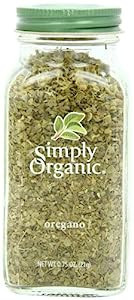 Simply Organic Oregano Leaf Cut & Sifted Certified Organic, .75 oz Container | Amazon (US)