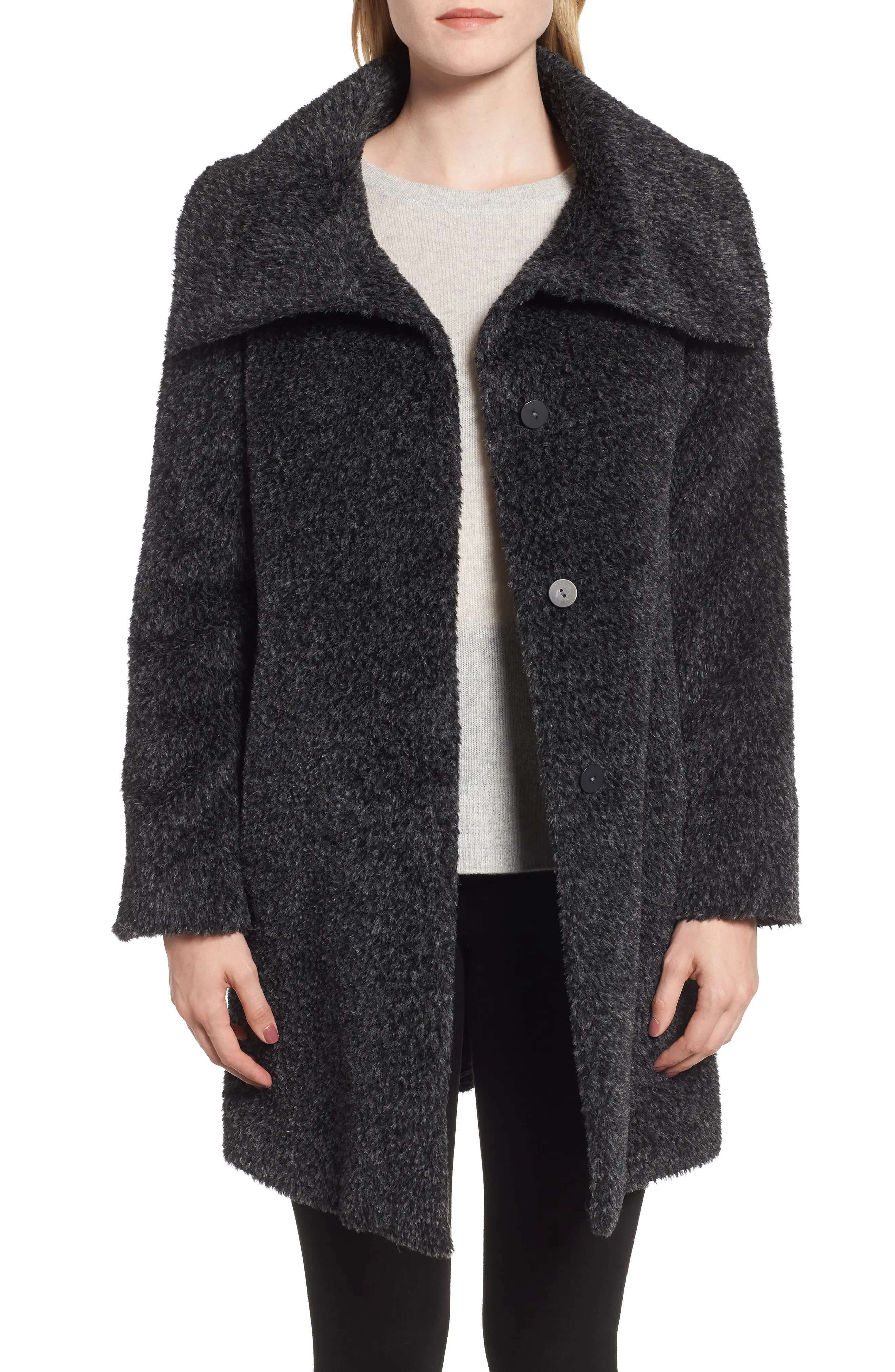 Women's Max Mara Studio Gregory Alpaca & Wool Coat, Size 4 - Grey | Nordstrom