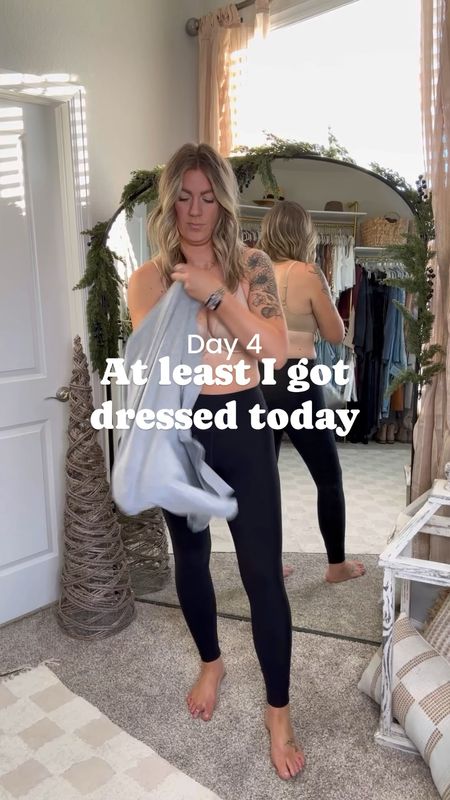 Day 4 - At least I got dressed today
Winter outfit, casual

Graphic tee - large
Leggings - medium tall
Top coat - 
Shoes - 11, Ugg slipper look for less, 2 colors, 2 heights and on sale bogo 50% off! Available up to size 12


#LTKVideo #LTKmidsize #LTKSeasonal
