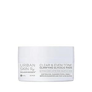 Amazon.com: Urban Skin Rx Clear & Even Tone Clarifying Glycolic Pads | Powerful Cleansing Formula... | Amazon (US)