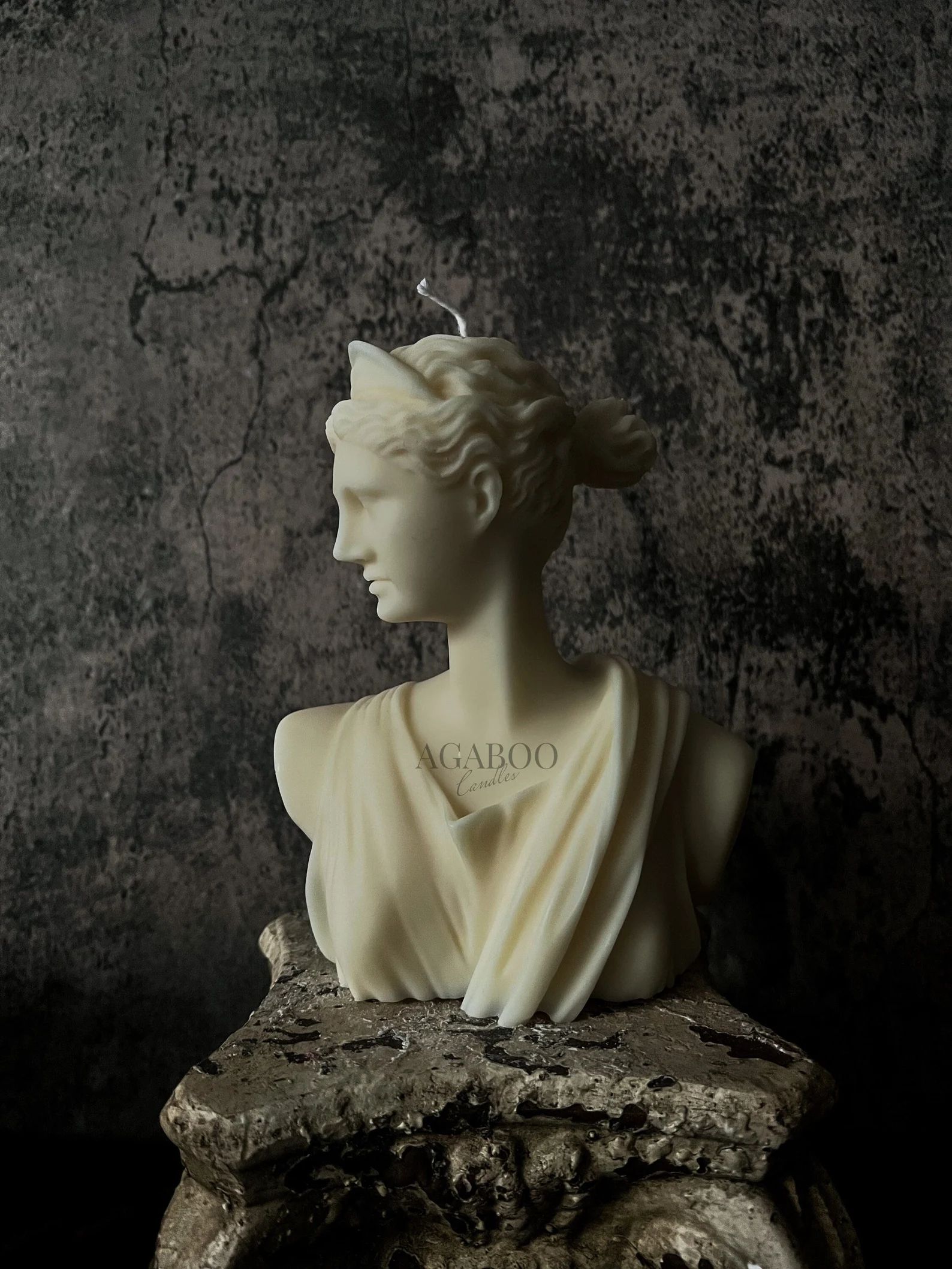 Sculptural Huge Artemis Greek Goddess Bust Candle  Shaped - Etsy | Etsy (US)