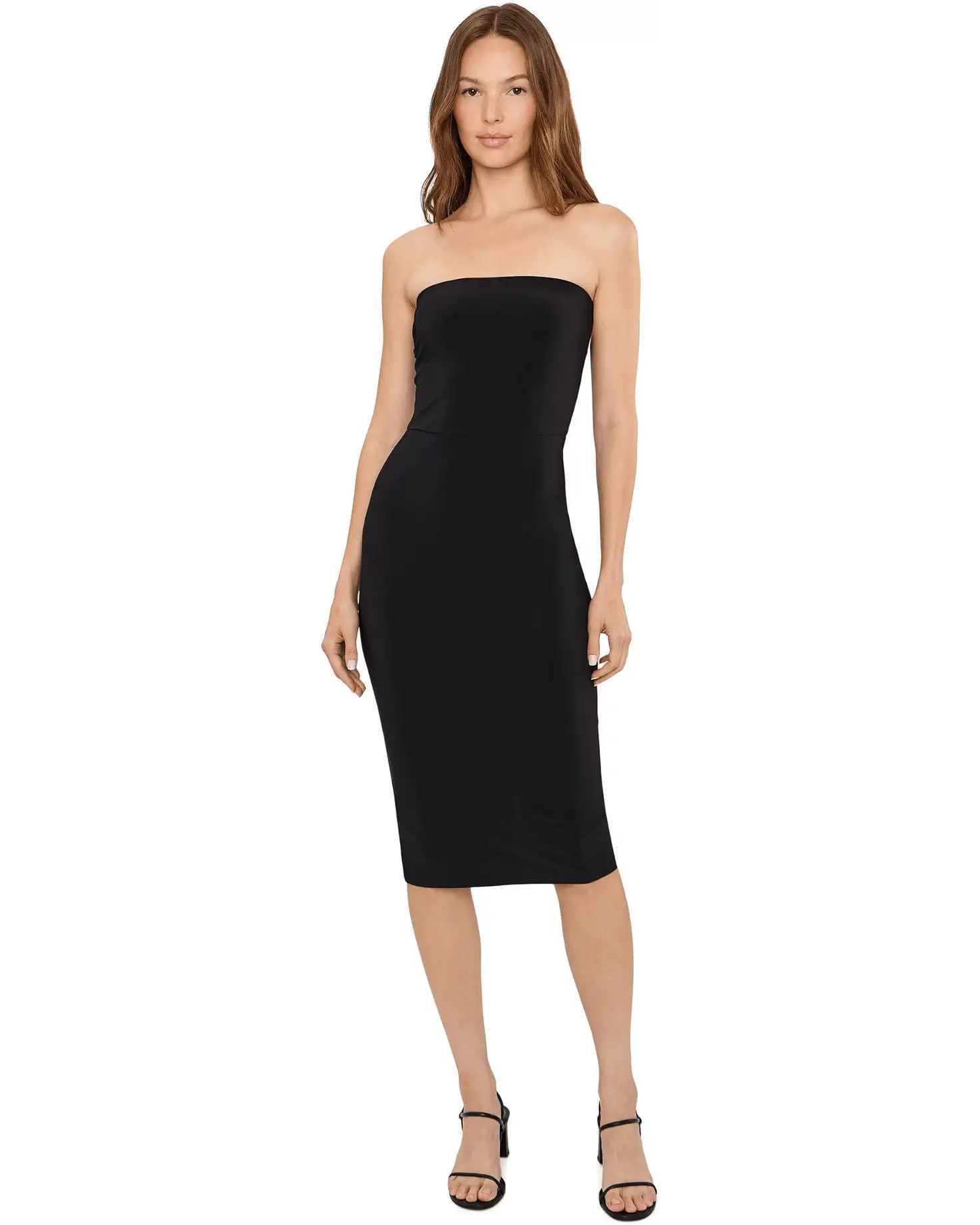 Women's Norma Kamali Strapless Dress To Knee (26) | Zappos.com