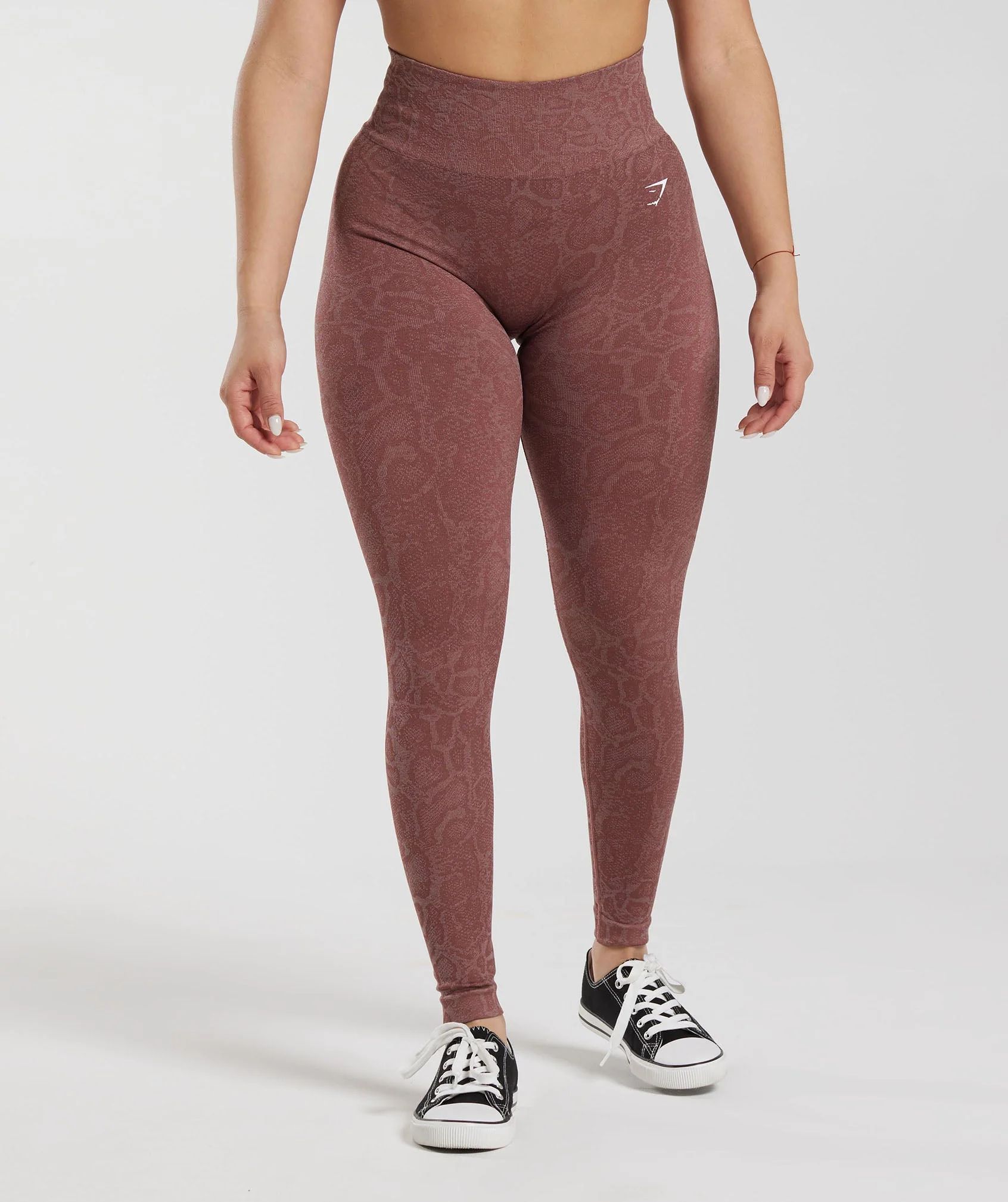 Gymshark Adapt Animal Seamless Leggings - Modern Blush Pink/Magenta Brown | Gymshark US