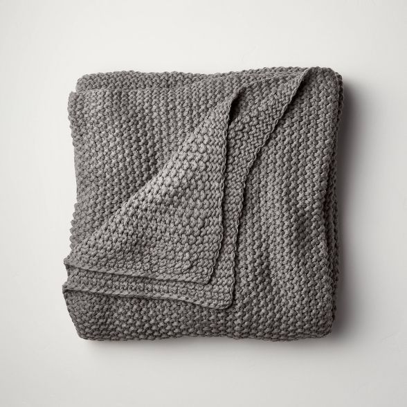 Chunky Knit Bed Blanket - Casaluna™ | Target