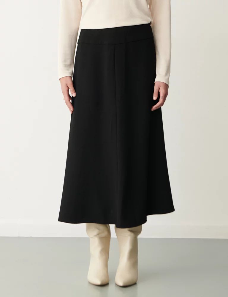 Crepe Midaxi A-Line Skirt | Marks & Spencer (UK)