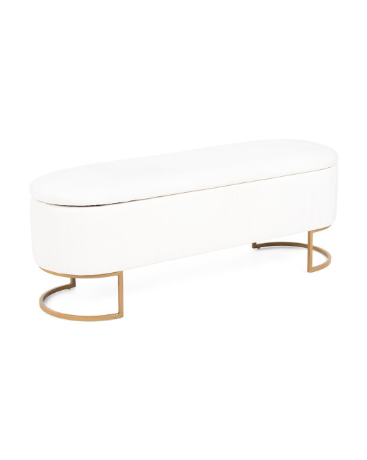 50.5x16x19 Bernardo Storage Bench | TJ Maxx