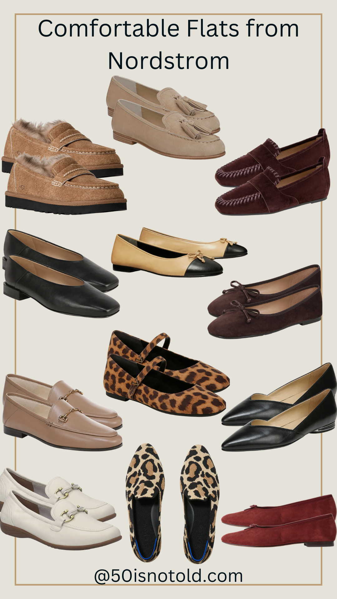 Nordstrom is always a great place to find well-made flats. These styles are comfortable, polished, and easy to wear with jeans, pants, and dresses. 

 #LTKOver40 #LTKFindsUnder100