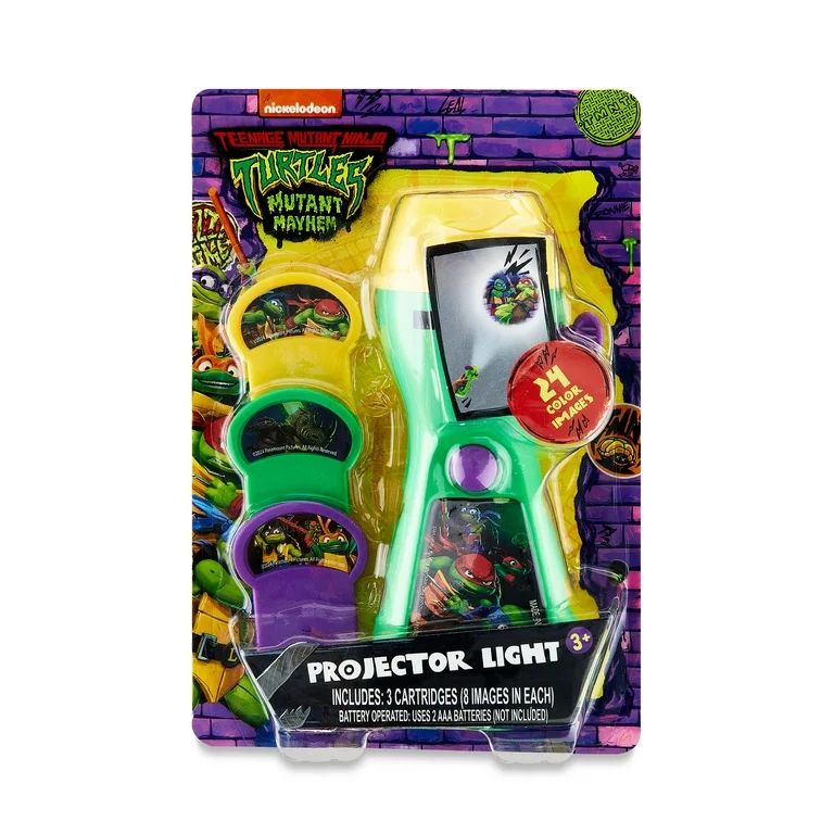 Teenage Mutant Ninja Turtles Projector Flashlight with 3 Plastic Slides - Party Favor for Unisex ... | Walmart (US)