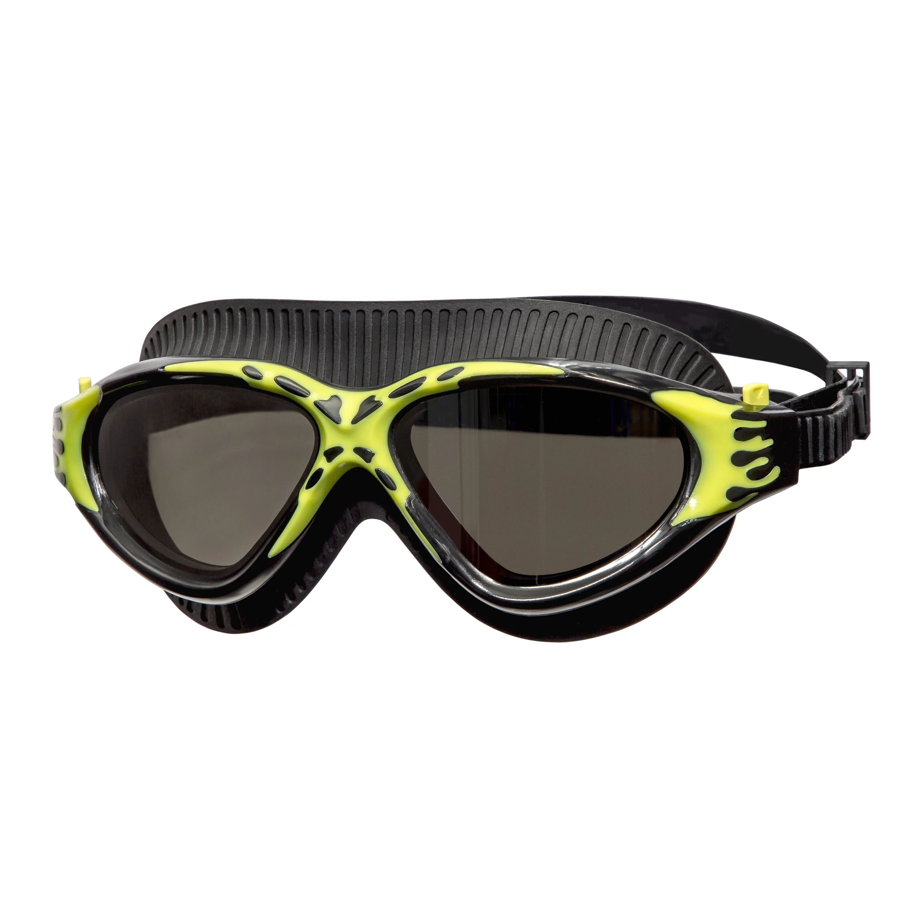 Dolfino Tidal Sport Mirrored Black and Green Swimming Sport Goggles | Walmart (US)