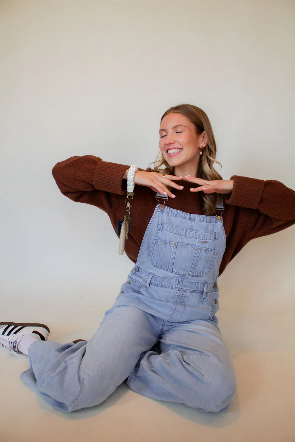 Cream Dottie Keychain | Shop Andi