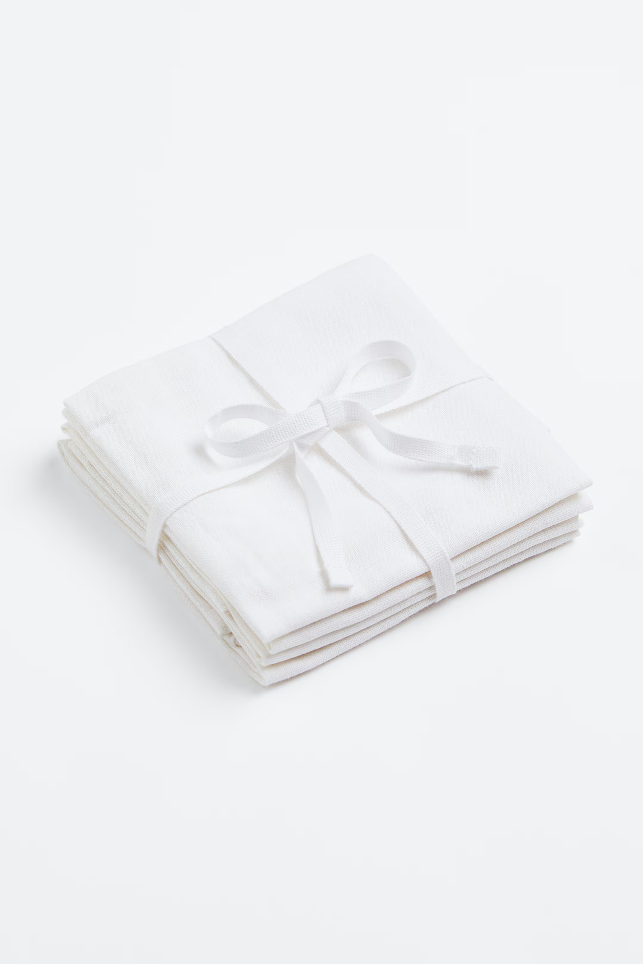 4-pack Cotton Napkins - White - Home All | H&M US | H&M (US + CA)