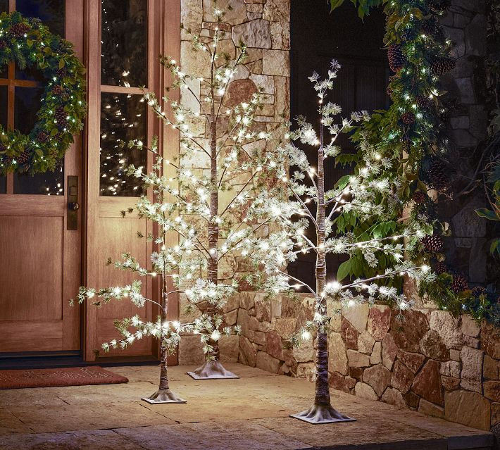Faux Lit Pine Tree | Pottery Barn (US)