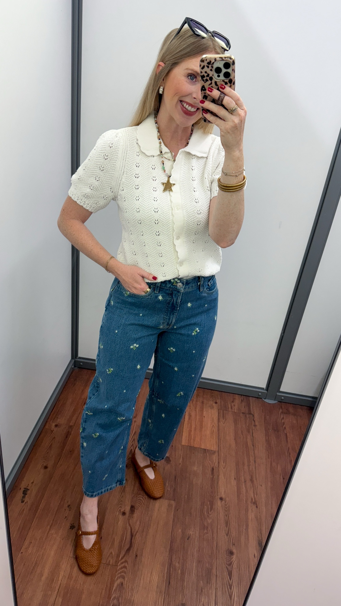 The cutest new floral embroidered jeans from Walmart! 

#LTKootd #LTKgrwm