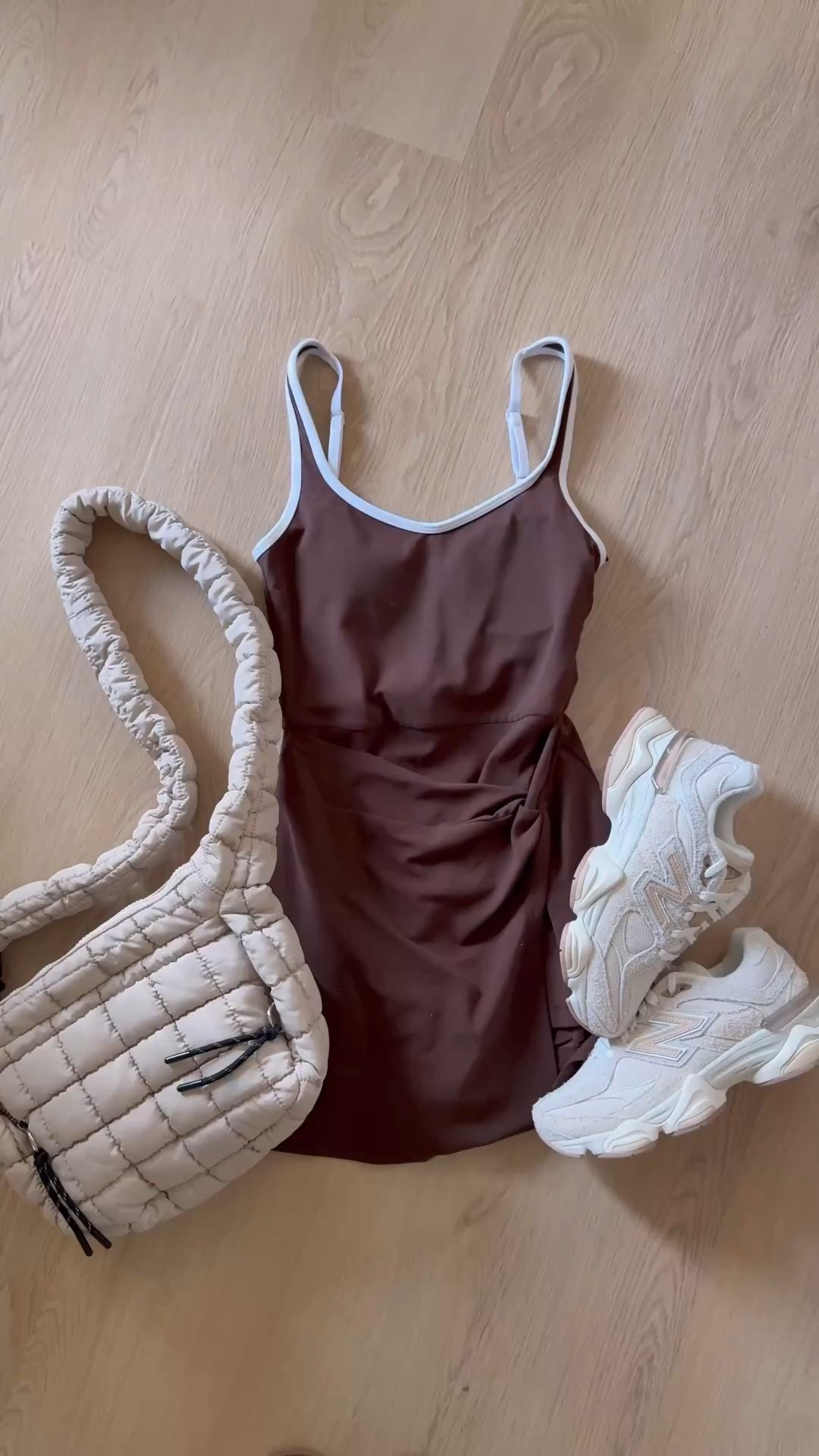 The cutest athletic mini dress! Has built in padding and shorts and the ability to pull down the bottoms so you don’t have to take the entire piece off to go to the bathroom! 

Abercrombie style, athletic mini, brown dress, new balance, athletic dress 

#LTKActive

#LTKootd #LTKActive #LTKmomlife