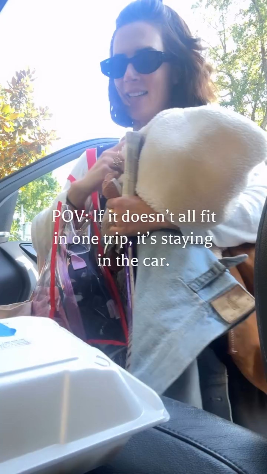 What a mom wore to chauffeur and lug kids around 

Do I need help? Yes. Will I ask? Absolutely not. 

#iykyk #MomLife #RelatableMom #OneTripWonder #HotMessExpress #RealMomLife #ChicChaos #StyleAndSurvival #EffortlessStyle #KeepingItReal #RelatableAF #FashionablyTired #EverydayStyle

#LTKFindsUnder100 #LTKStyleTip #LTKWorkwear