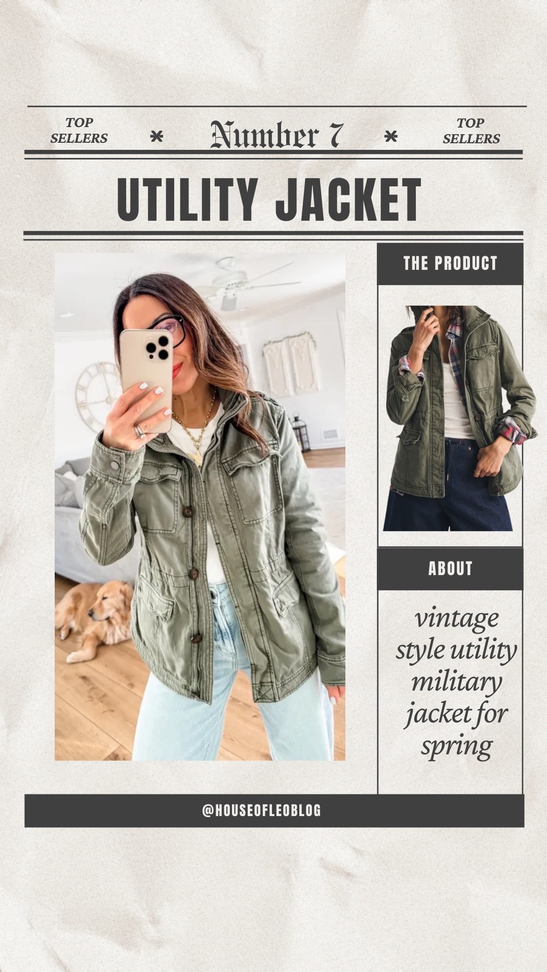 Wearing small utility jacket. Military jacket. Abercrombie jacket. Spring jackets.

#LTKOver40