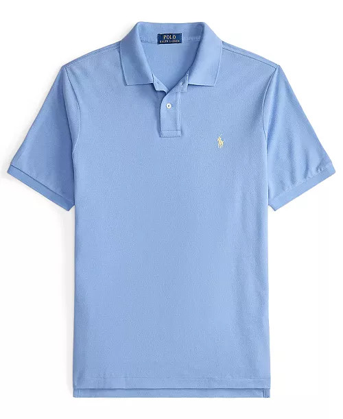 Men's Classic-Fit Mesh Polo Shirt | Macy's
