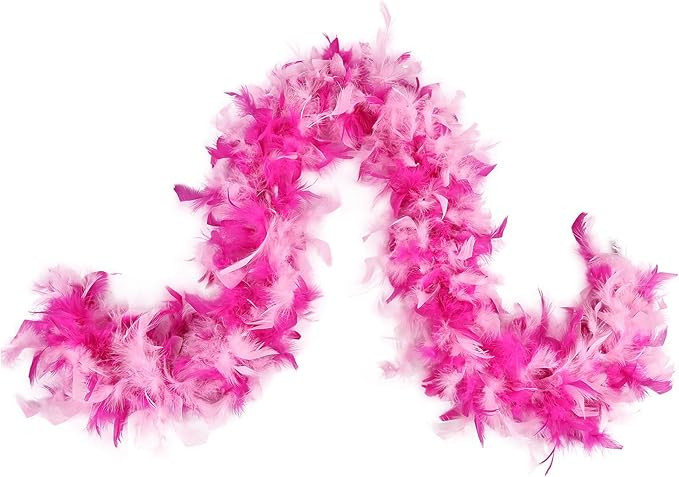 Turkey Feather Boa 1.64 Yards 30g /2 Yards 80g for Halloween Party Costume Decoration | Amazon (US)