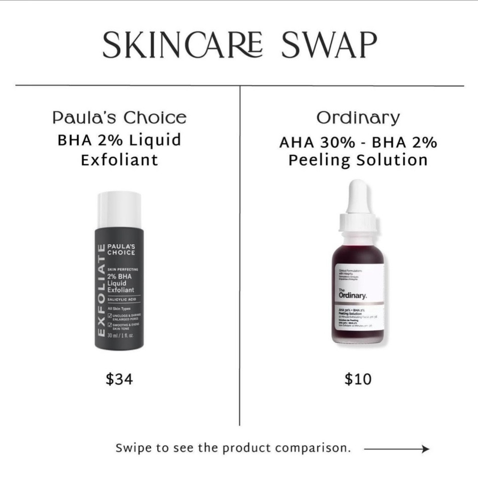 Refer to our IG @mama.dermdoc for the full comparison & SAFETY INFO! ⭐️

Chemical exfoliants dissolve dead skin cells to give you that GLOW ✨ we all want! 

Salicylic acid is a betahydroxy acid (BHA) and concentrates in oil glands making it a great product for oily and acne prone skin. 

This viral @paulaschoice skin perfector is a great option to achieve this! 

I love @theordinary peeling solution which combines the same active ingredient (2% salicylic acid) with a combination of alphahydroxy acids (AHA) for an intense peeling option at home. 

#LTKbeauty