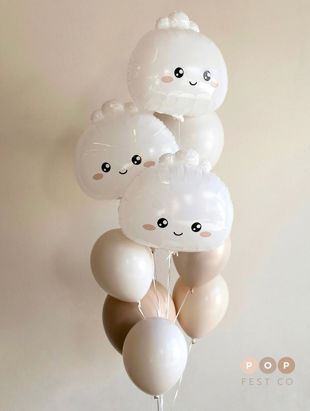 21" Dumpling Bao Bun Jumbo Balloon | Little Dumpling Baby Shower Party, Dim Sum Party, First Birt... | Etsy (US)