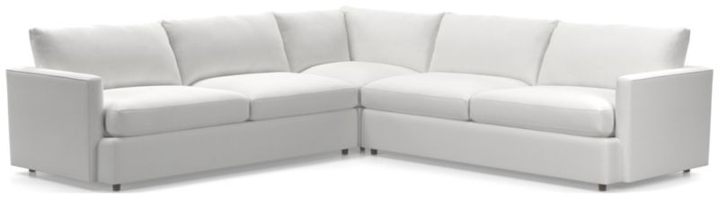 Lounge II Petite 3-Piece Sectional Sofa | Crate & Barrel
