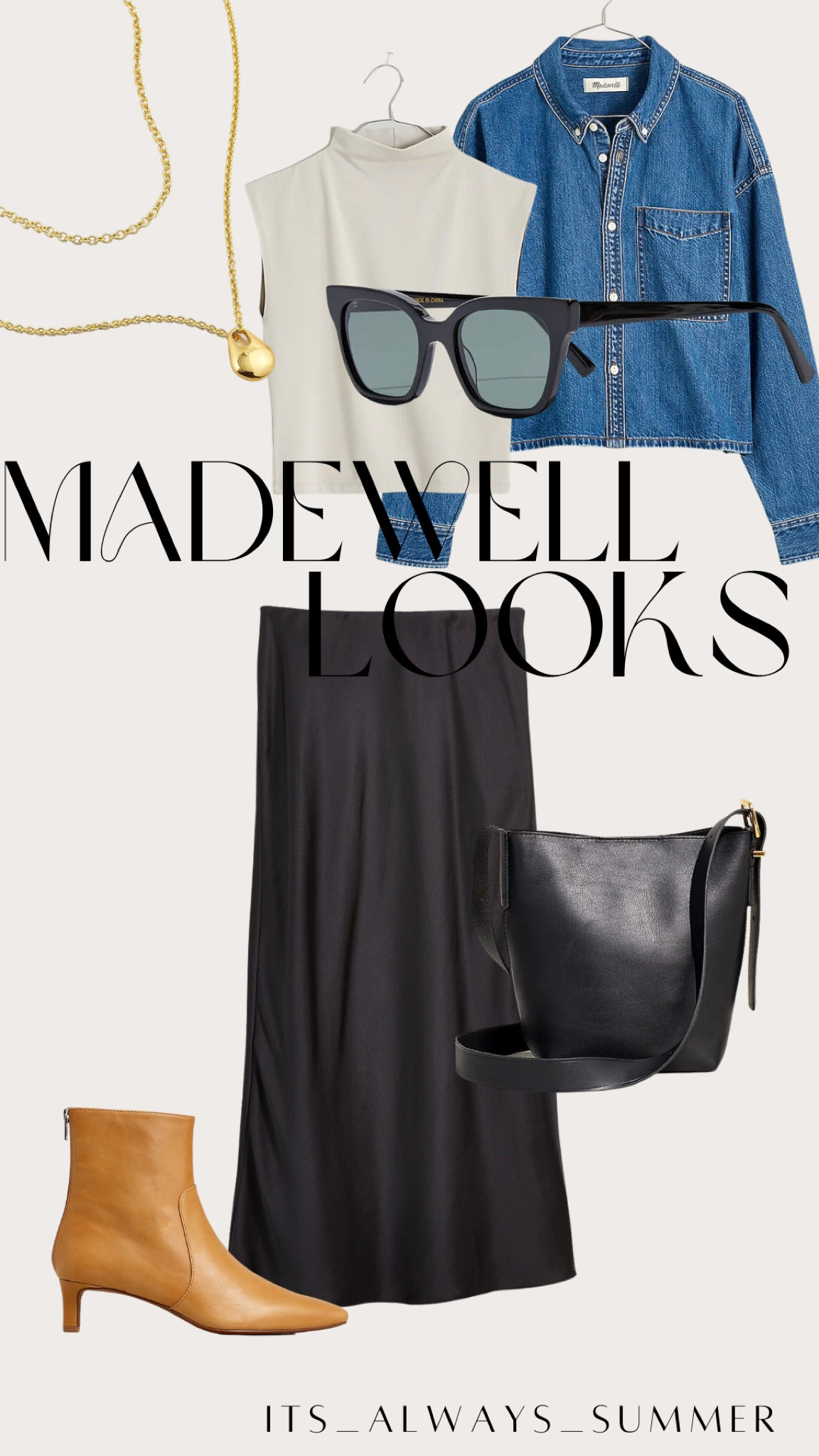MADEWELL:  outfit inspo! 🩶🖤

#falloutfits #jeans #denim #skirts #datenightoutfits #weddingoutfits #holidayoutfits #giftsforher #madewell #sale 

#LTKxMadewell #LTKstyletip #LTKsalealert