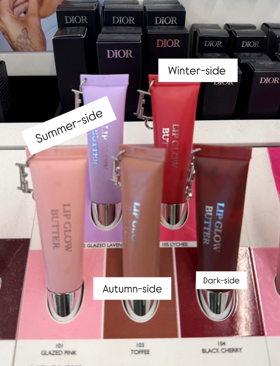 Lippy balms in your color analysis season!