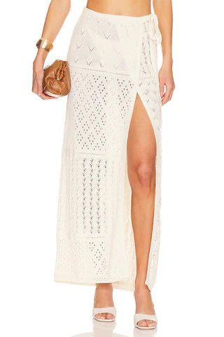 Tularosa Thea Maxi Skirt in Ivory from Revolve.com | Revolve Clothing (Global)