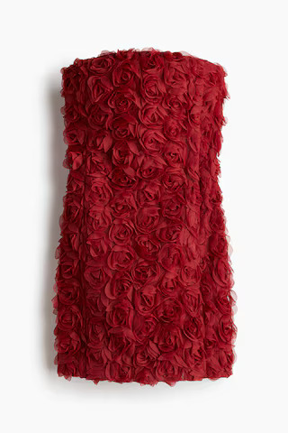 Appliquéd Bandeau Mini Dress | H&M (US + CA)