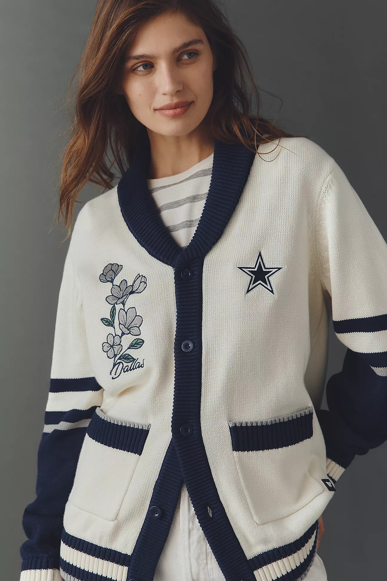 The Wild Collective NFL Cardigan Sweater | Anthropologie (US)