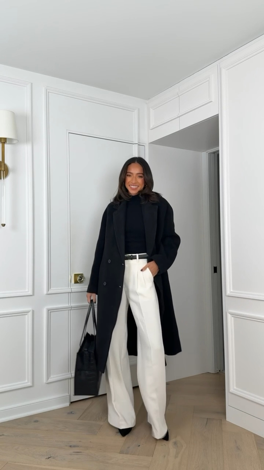 Winter work outfit!! Size S coat (oversized fit), 4 Reg Trousers (this wider leg style runs long), XS/S belt, exact boots are old but added similar! Winter fashion Winter outfit Office outfit Workwear

#LTKWorkwear #LTKFindsUnder100 #LTKSeasonal