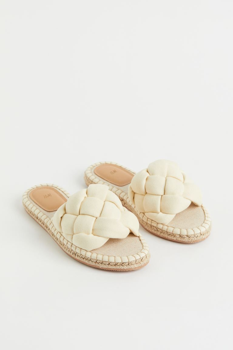 Braided Espadrille Slides | H&M (US + CA)