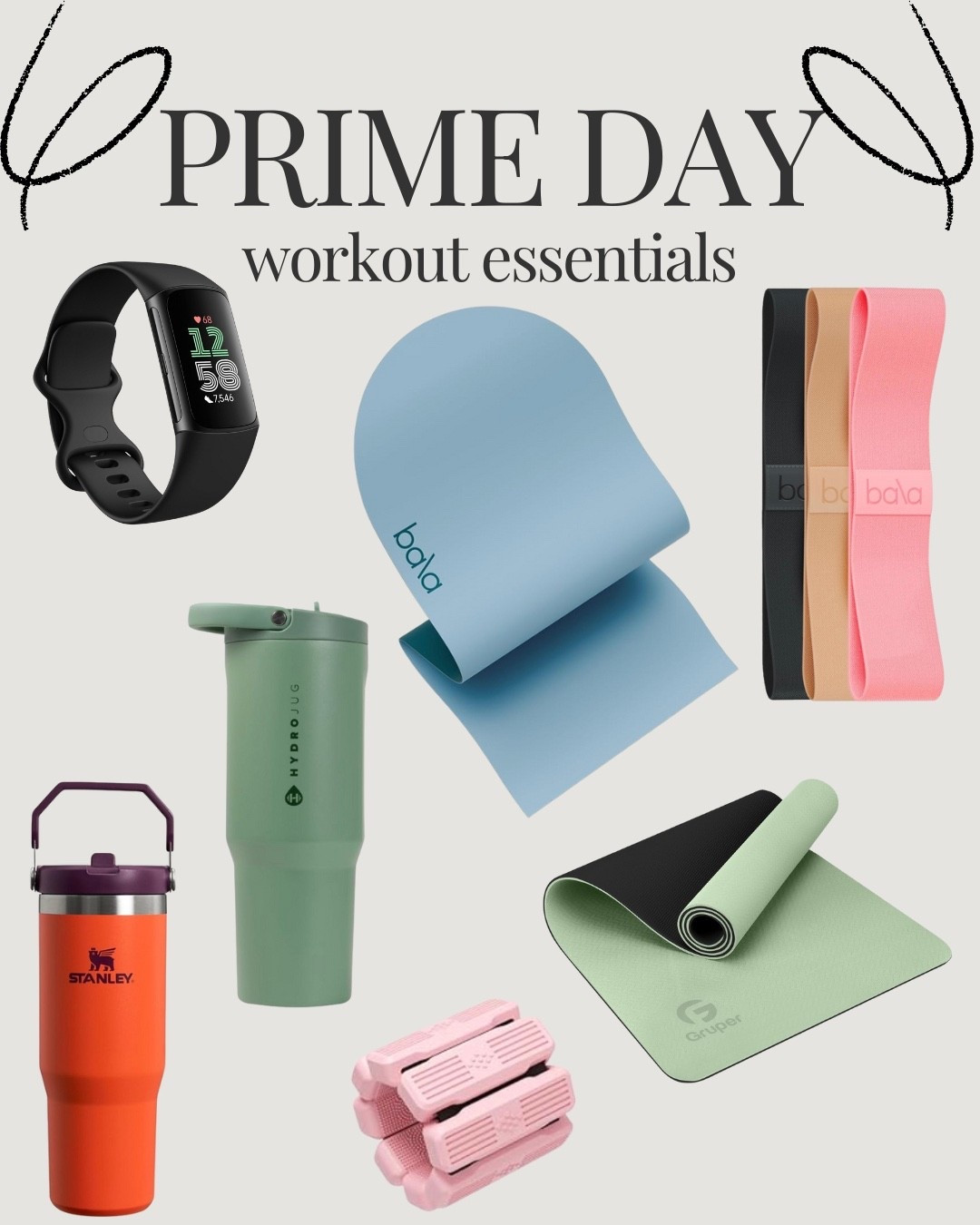 AMAZON PRIME DAY! 
All workout essentials that are on sale! 

#active #gym #workout #accessories #weights #yoga #yogamat #wristweights #ankleweights #waterbottle
#bands #fitbit #watches #athleticwatches #athleticbands #resistancebands 

#LTKFindsUnder50 #LTKBeauty #LTKActive