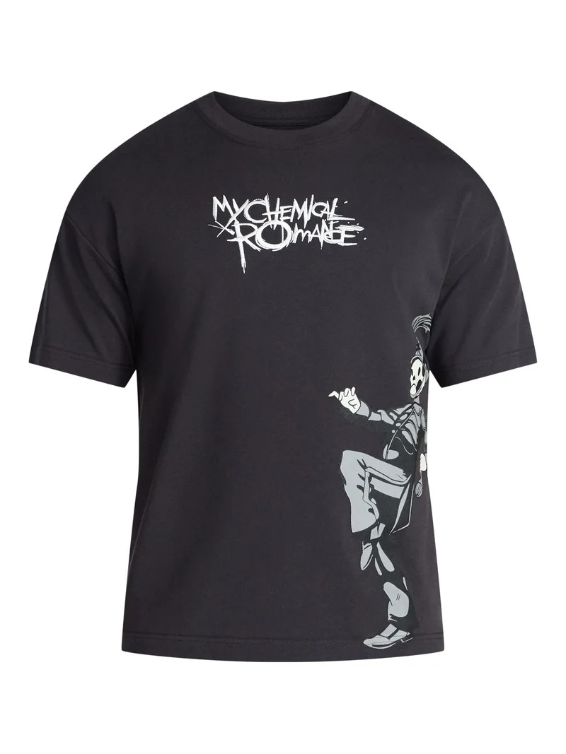 My Chemical Romance Men's and Big Men's Boxy Fit Graphic Tee, Sizes XS-3XL | Walmart (US)