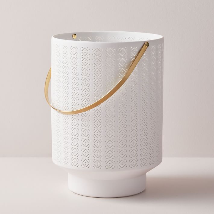 Modern White Porcelain Candleholders | West Elm (US)