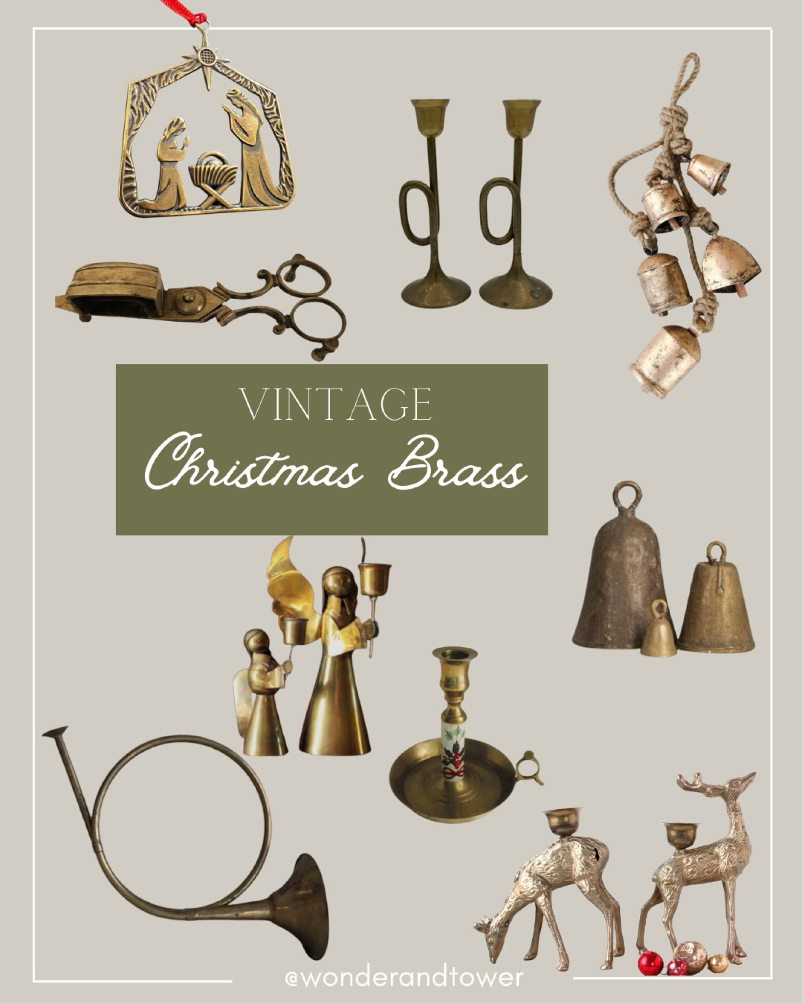 Vintage Christmas Brass

#LTKHoliday #LTKHome #LTKSeasonal