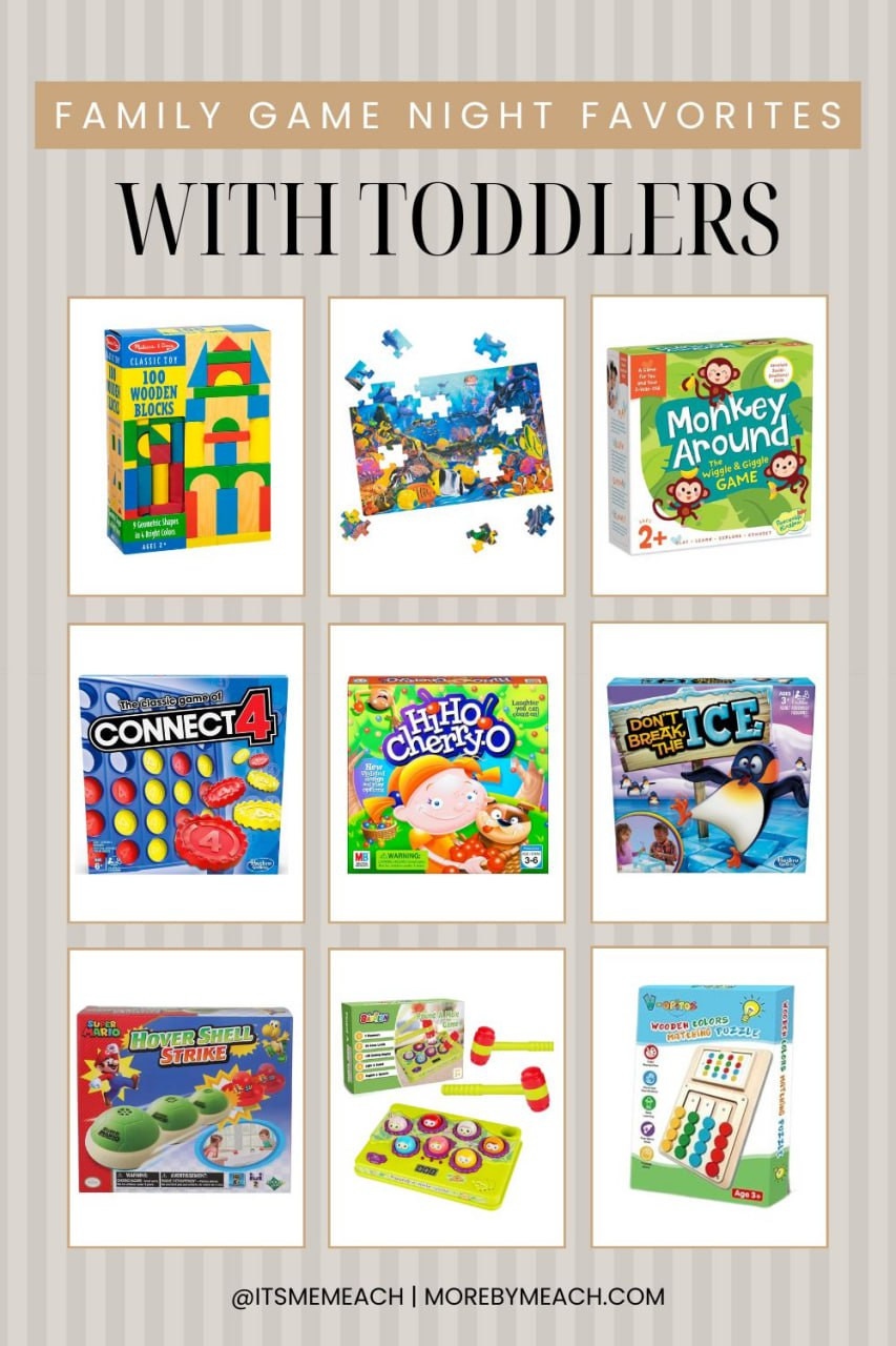 Family game nights look a little different these days… and honestly, they’re so much sweeter. These toddler-friendly games keep little hands busy and make the perfect intro to taking turns, problem-solving, and belly laughs before bedtime. Sharing our tried-and-true favorites that keep the whole family entertained—yes, even on the longest days. These also make amazing gift ideas if you're stocking your playroom or shopping for a toddler! 

 #LTKGiftGuide #LTKHome #LTKKids