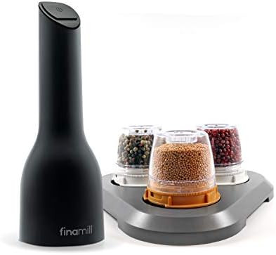 FinaMill - Award Winning Battery Operated Spice Grinder Gift Pack - includes 3 Quick-Change Spice Po | Amazon (US)