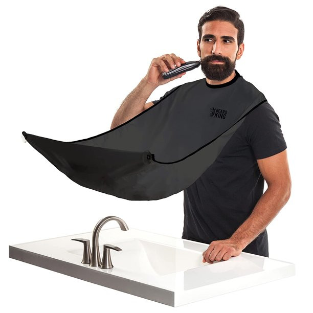 SKYWEE Beard Bib Apron for Men, Mens Hair Catcher for Shaving, Trimming - Grooming Accessories & ... | Walmart (US)