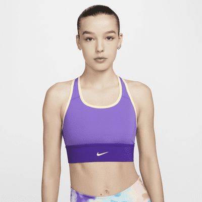 Women's Medium-Support 1-Piece Padded Longline Sports Bra | Nike (US)