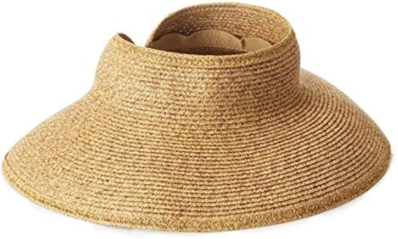 San Diego Hat Co. Women's One Size Ultrabraid Visor with Ribbon Binding, and Sweatband | Amazon (US)