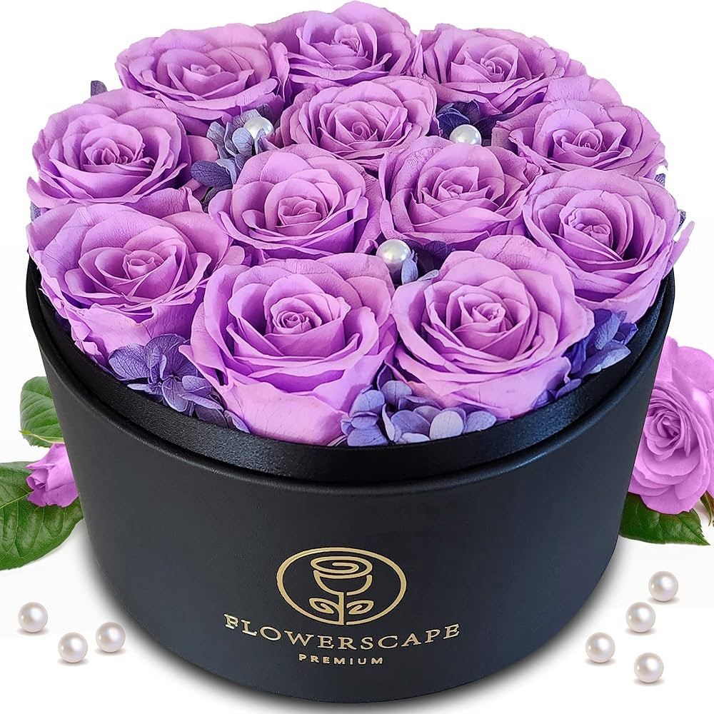 Flowerscape Premium 12 Forever Rose for Christmas Mothers Day Anniversary - Forever Flowers for B... | Amazon (US)