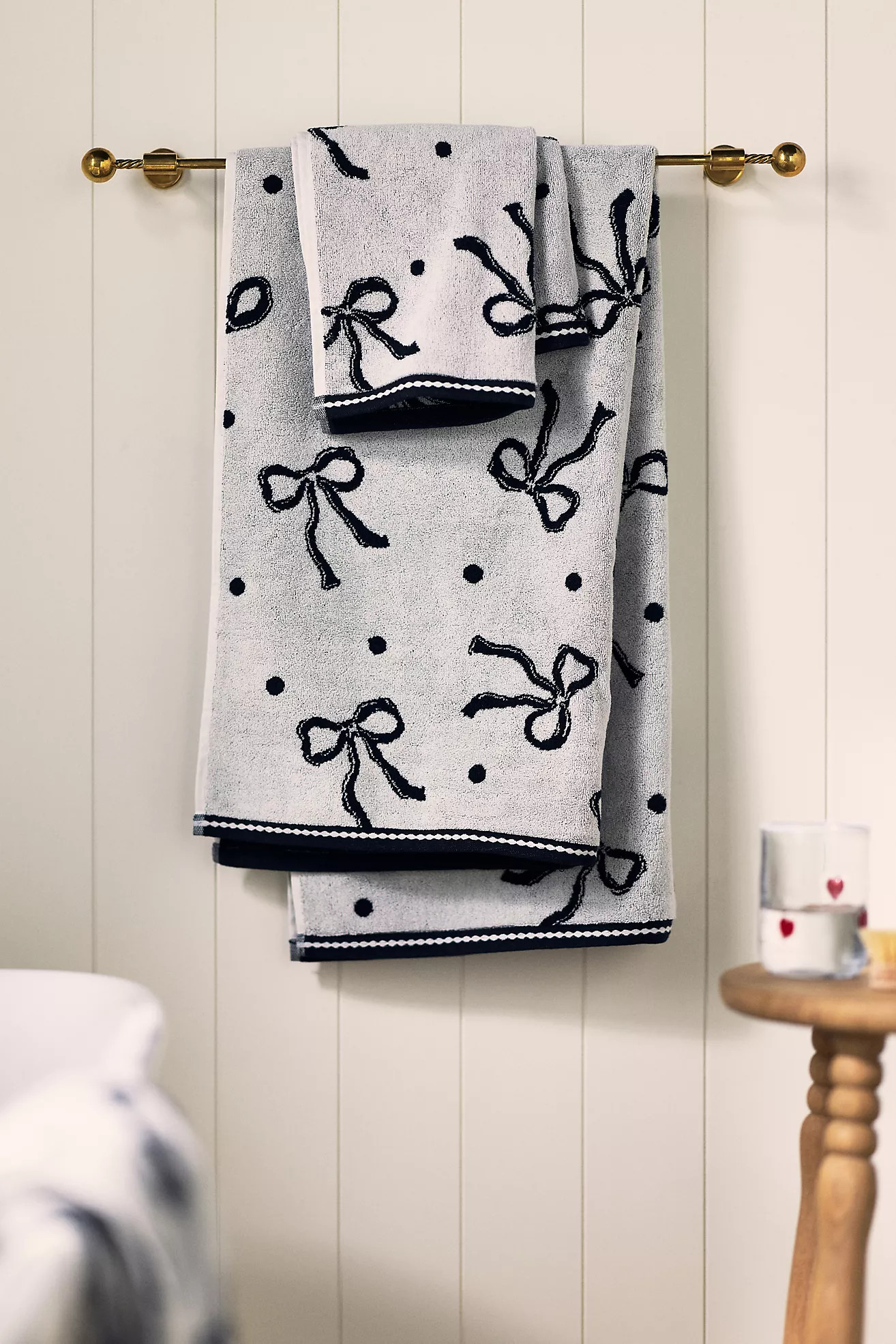 Bow Icon Cotton Bath Towel | Anthropologie (US)