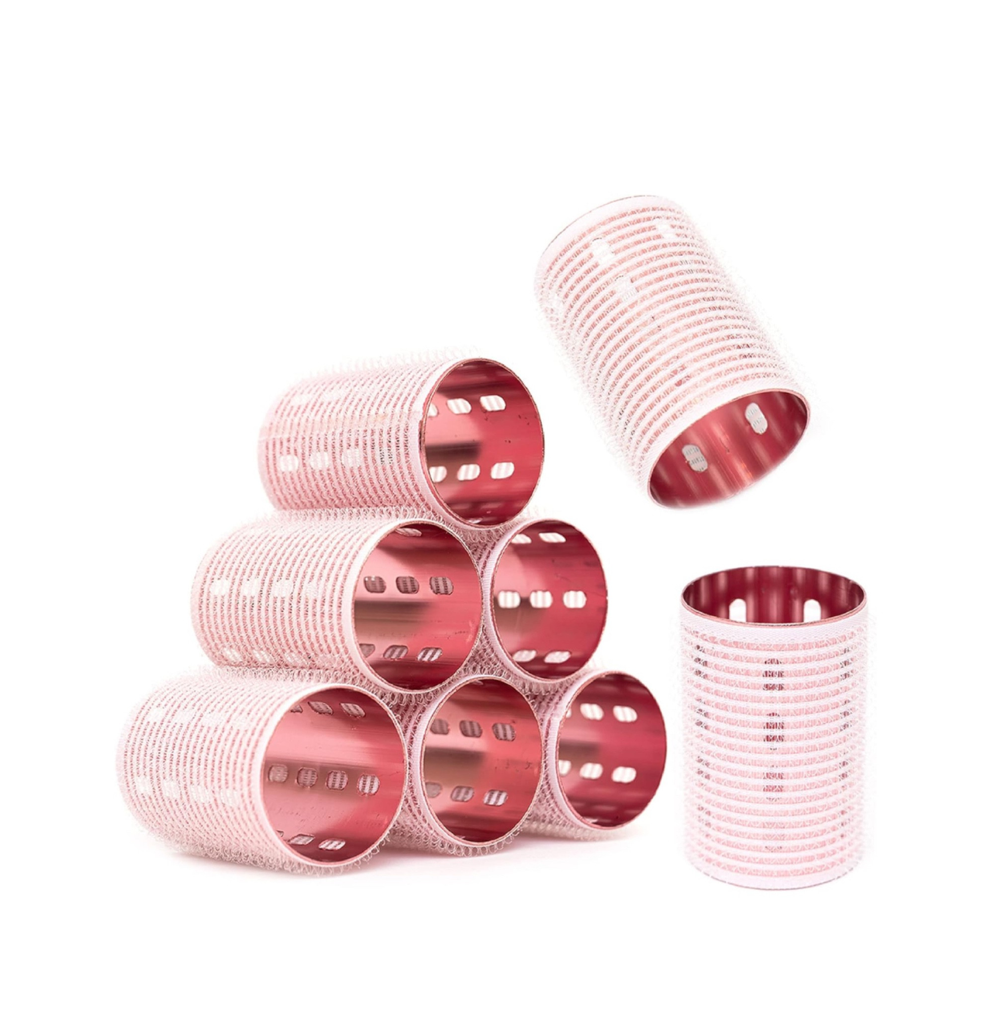 These Velcro rollers are unique because of the thermal lining that traps the heat and allows the curl to hold better. They're marketed as heatless curlers, but we use a curling iron to curl, roll the curl in the rolller, allow to cool completely then remove. MC has thick hair so we purchased two sets and they work so well! 

#LTKBeauty #LTKGiftGuide #LTKHoliday