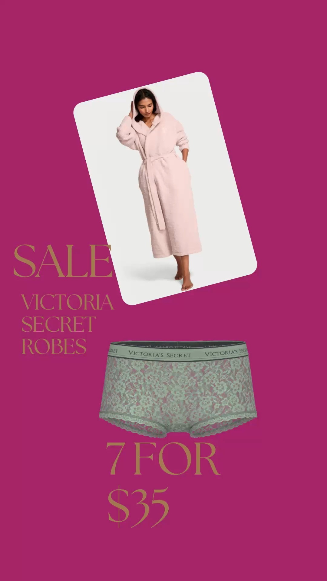 Victoria Secret Bkack Friday sale!
Robes, Undiess

#LTKGiftGuide #LTKHoliday #LTKCyberWeek