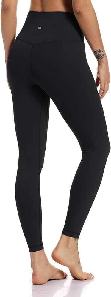 7/8 Length Women's Essential High Waist Yoga Pants Slimming Active Ankle Legging - 25'' | Amazon (US)