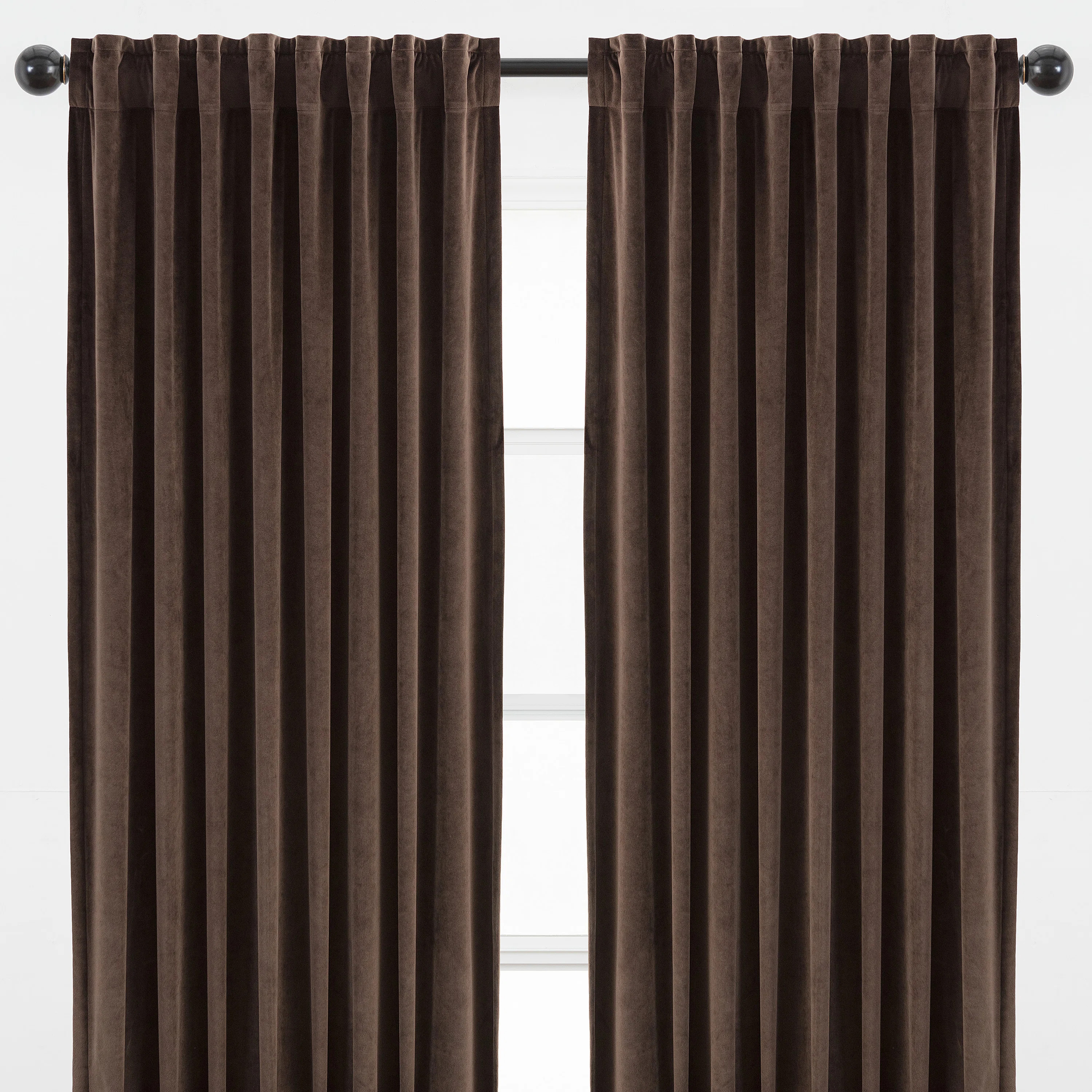 Heady Polyester Room Darkening Curtain Pair (Set of 2) | Wayfair North America