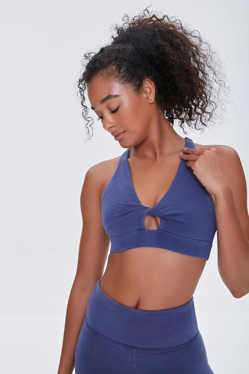 Twisted Cutout Sports Bra | Forever 21 (US)