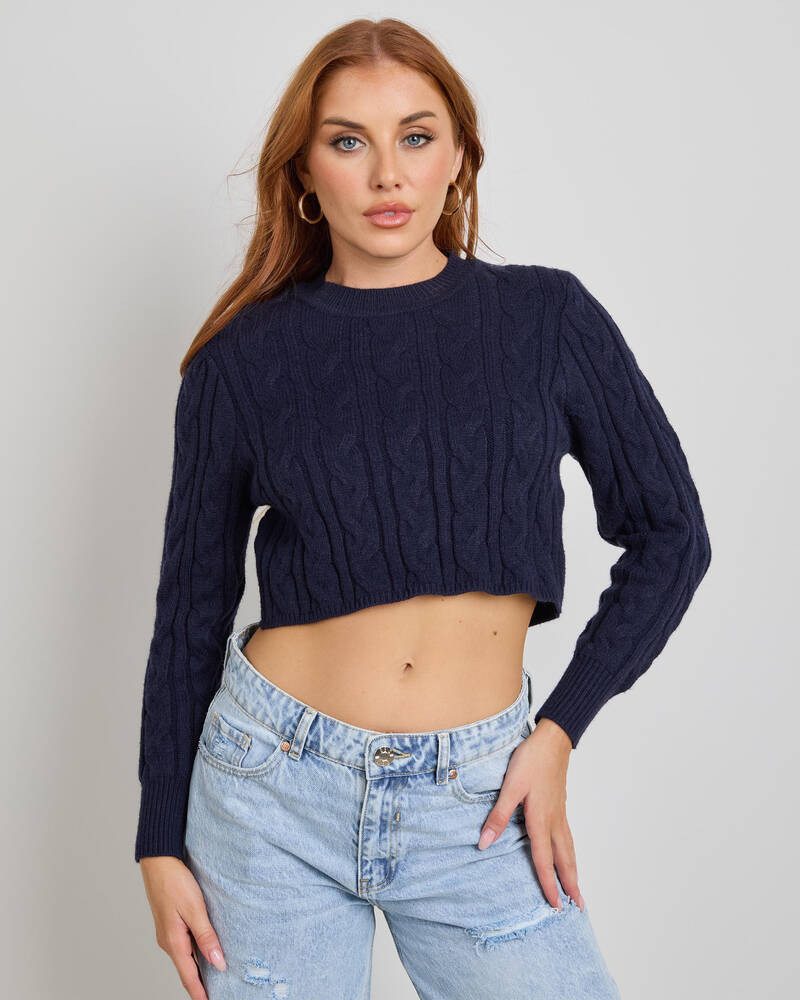 Bookworm Cable Knit Jumper | City Beach