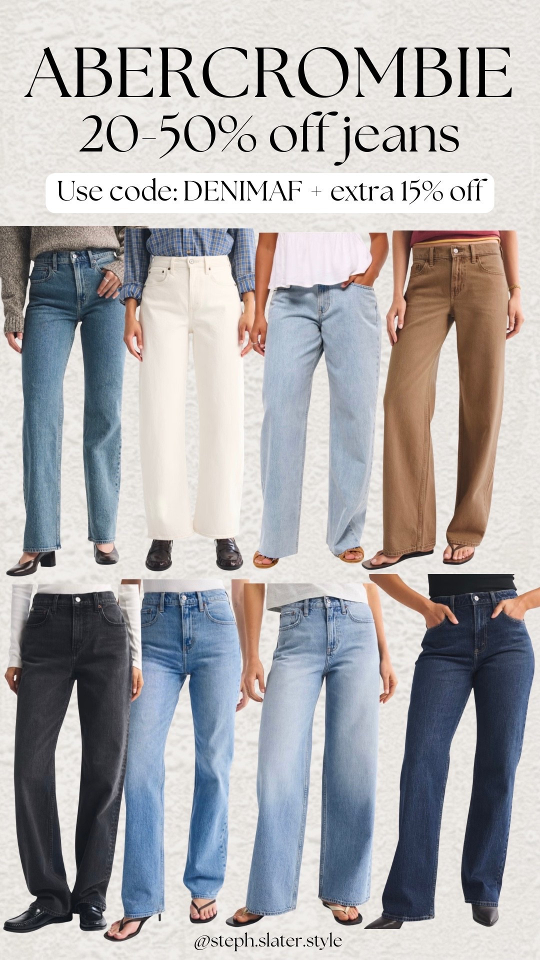 Abercrombie denim sale is happening now!

#LTKMidsize #LTKSaleAlert #LTKmomlife